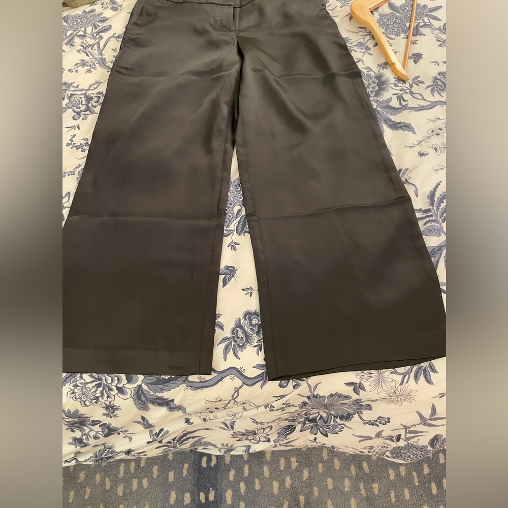 Talbots Black Satin Dress Pants - Picture 8 of 11